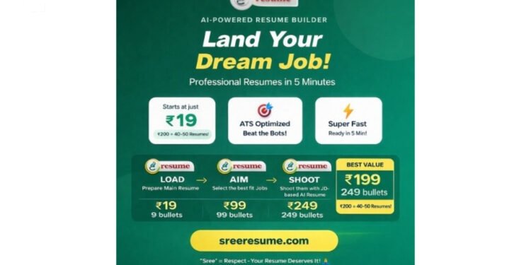 The ‘Sree Resume’ Promise: Honouring the Past and Empowering the Future of Indians for Rs 19