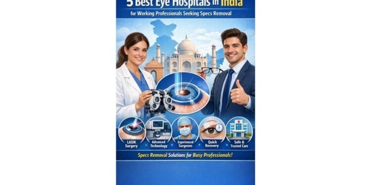 5 Eye Hospitals in India for Working Professionals Seeking Specs Removal