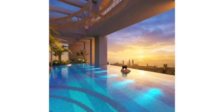 India’s Highest Infinity Pool at 700 Feet unveiled at Monte South, Byculla a JV between Marathon Group and Adani Realty