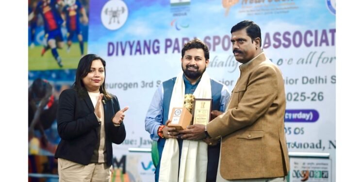Vinay Kumar Dubey, Chairman VKDL NPA Advisory Council, Honoured at Prestigious DPSA Para Powerlifting Event in Delhi