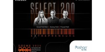 From Small Town to Global Stage: Forbes India Names Poshan For Life in DGEMS 2025 Select 200
