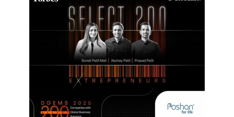 From Small Town to Global Stage: Forbes India Names Poshan For Life in DGEMS 2025 Select 200