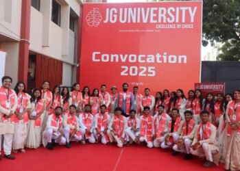JG University Celebrates Convocation Ceremony; 245 Students Conferred Degrees