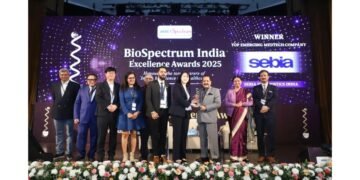 Sebia India Wins ‘Top Emerging MedTech Company’ at BioSpectrum Excellence Awards 2025
