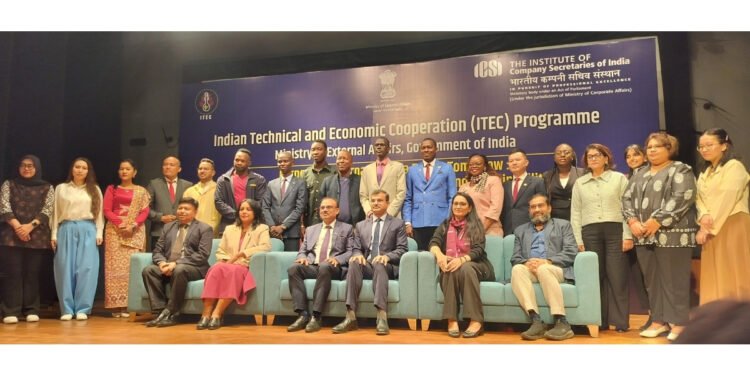 ICSI organizes Indian Technical and Economic Cooperation (ITEC) Programme under the aegis of the Ministry of External Affairs