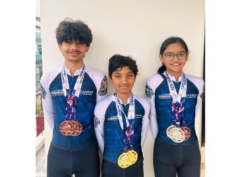 Gujarat Shines at the India Open Ice Short Track Speed Skating Championship 2025–26