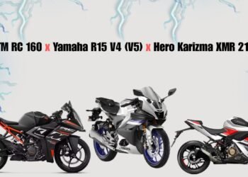 KTM RC 160 vs. Yamaha R15 V4 (V5) vs. Hero Karizma XMR 210: Next-Gen Performance 160-210cc Comparison