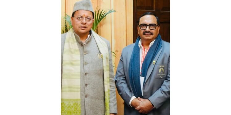 Para Powerlifting on a Fast Track, Chairman JP Singh Meets Uttarakhand CM, Athletes See a Bright Future