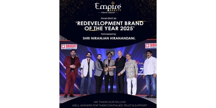 Empire Realty Honoured as Best Redevelopment Brand of the Year 2025