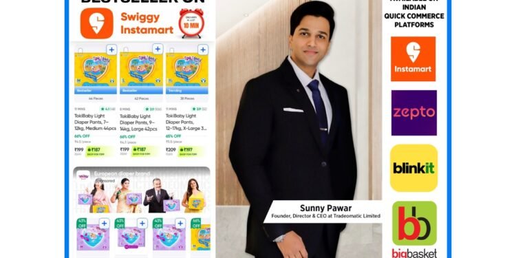 Tradeomatic Limited’s European Diaper Brand TOKIBABY LIGHT Secures Pan-India Best-Seller Status on Swiggy Instamart