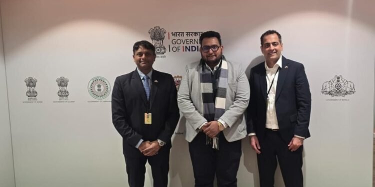 Gujarat’s youngest cybersecurity entrepreneur Dhruv Pandit represented India at WEF 2026 in Davos