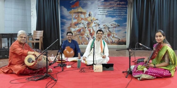 Young Carnatic Vocalist Vignesh Shankarnarayanan Draws Full Houses Across Shows in Mumbai