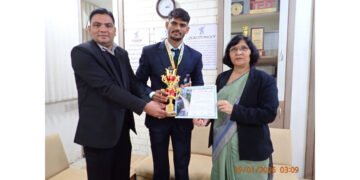 IPS Academy’s Vishal Dhakad Wins Gold at World Raw Powerlifting Championship