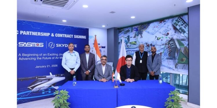 SASMOS Signs Strategic Contract with SkyDrive Inc. for EWIS Design and Manufacturing Solution, Strengthening India–Japan Collaboration