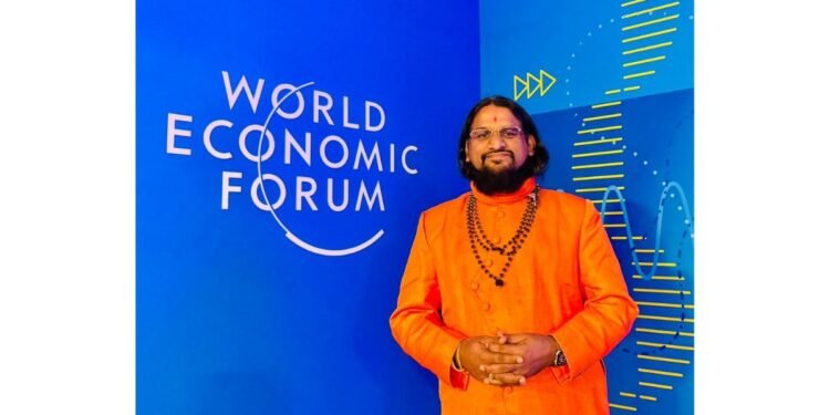 Padma Shri Brahmeshanand Swamiji at WEF 2026: A Powerful Moral Voice