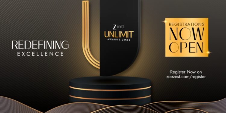 Zee Zest Unlimit Awards 2026 Opens Registrations to Celebrate India’s Innovators in Food, Travel and Lifestyle