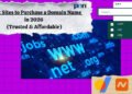 5 Best Sites to Purchase a Domain Name in 2026 (Trusted & Affordable)