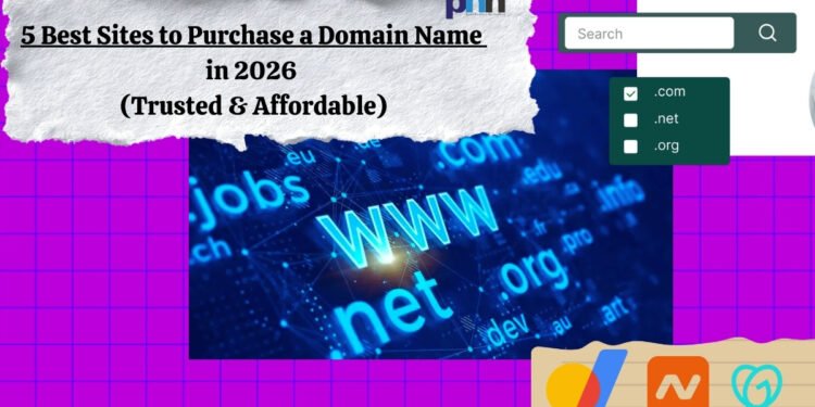5 Best Sites to Purchase a Domain Name in 2026 (Trusted & Affordable)