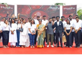 Hasiru Farms Marks 77th Republic Day with 77 Kms Cyclothon at VRUKSHA Project Launch