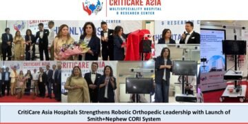 CritiCare Asia Hospitals launches Smith+Nephew CORI robotic system for joint replacements