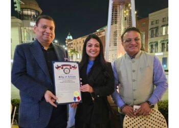 City of Artesia, California, Honours Cultural Activist Sundeep Bhutoria for Contributions to Indian Culture