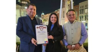 City of Artesia, California, Honours Cultural Activist Sundeep Bhutoria for Contributions to Indian Culture