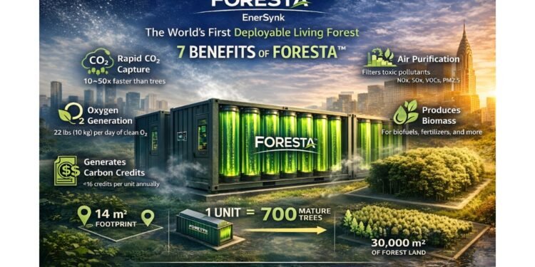 FORESTA: EnerSynk Group Launches the World’s First Deployable Living Forest