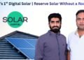 Clean-tech Start-up Solar Capital launches digital platform enabling rooftop-less consumers to participate in India’s solar growth