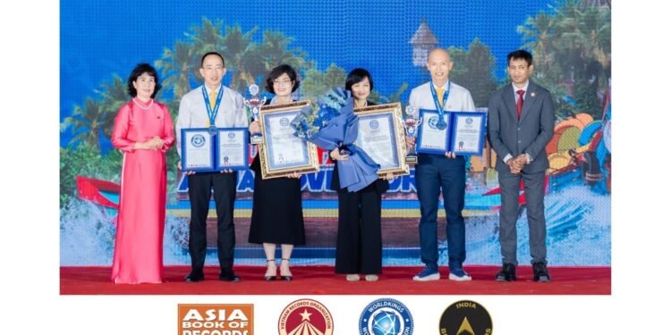 World Records Union Confers Two World Records to Sun Group of Vietnam for Its Newly Launched Aqua Adventure Park