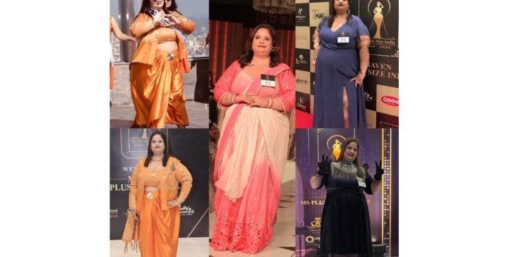 Shikha Agarwal Crowned Subtitle Winner Ms Elegance at Maven Ms Plus Size India, Inspires Women with Confidence