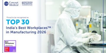CONCEPT MEDICAL GROUP RECOGNIZED AMONG INDIA’S TOP 30 MID-SIZE BEST WORKPLACES IN MANUFACTURING 2026