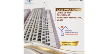 5868 PMAY units lined up for delivery at Suraksha Smart City, Vasai