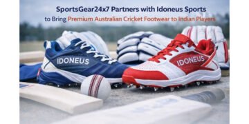 SportsGear24x7 Partners with Idoneus Sports to Bring Premium Australian Cricket Footwear to Indian Players