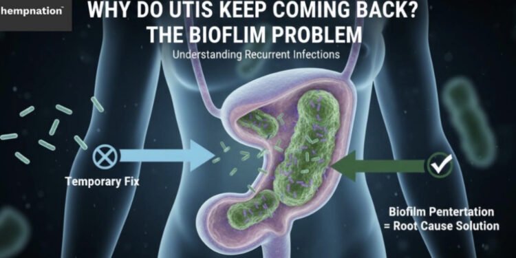 New Research Highlights ‘Biofilm Shield’ as the Hidden Culprit Behind Recurrent UTIs