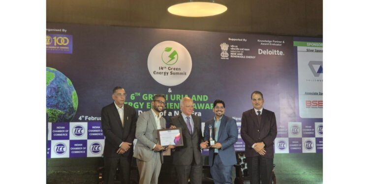 Fujiyama Power Systems Limited Wins Silver at 6th Green Urja and Energy Efficiency Awards