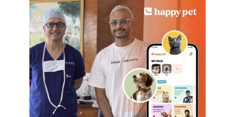 Happy Pet, India’s First Pet Tech Company, Secures Strategic Funding from Dr. Devi Shetty