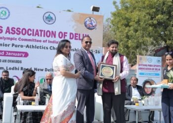 Grand Delhi State Para Athletics Championship Held in Memory of Kumari Mamta Devi; VKDL NPA Advisory Chairman Advocate Vinay Kumar Dubey Honored