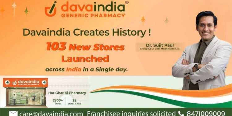 On India’s 77th Republic Day, Davaindia Launches 77 New Company Stores to Strengthen Affordable Healthcare