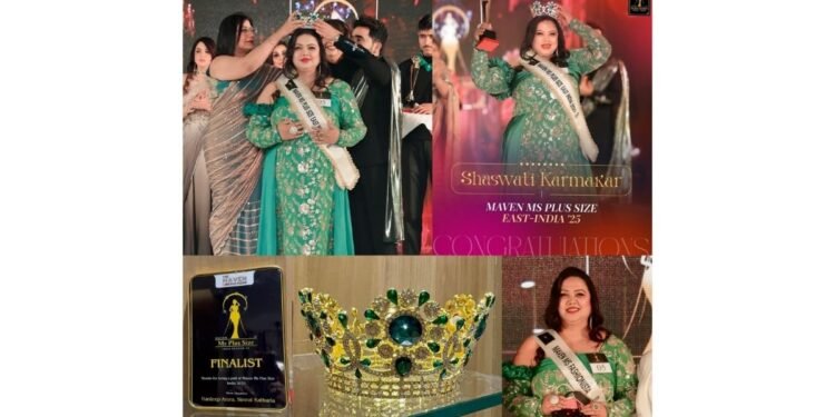 Shaswati Karmakar Wins East India Title at Maven Ms Plus Size India Season 8, Champions Body Positivity