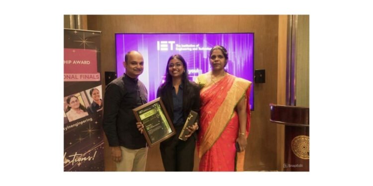 Chennai Engineering Student Wins IET Scholarship for Solar-Powered Health Screening Kiosk