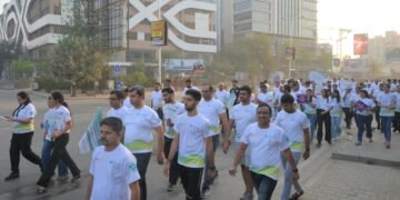 Sterling Hospitals Sindhubhavan Unit Spearheads Cancer Awareness Walkathon with Rotary Club
