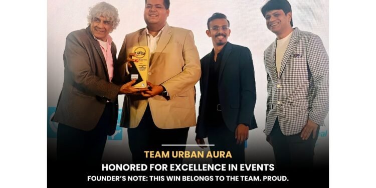 From Headliners to High-Impact Production: Urban Aura Bags Excellence Award in Corporate and College Events