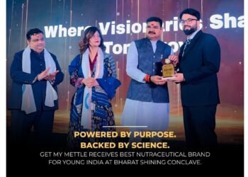 GetmyMettle Recognised as the “Best Nutraceutical Brand for Young India” at Bharat Shining Conclave 2026