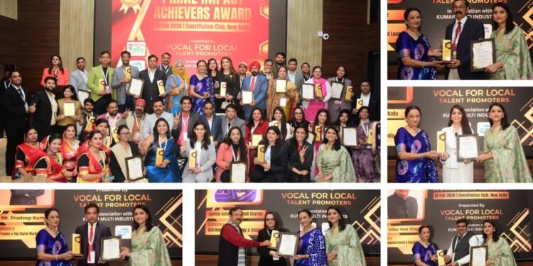 Vocal for Local Talent Promoters Hosts Grand Celebration of the 14th Edition of Prime Impact Achievers Awards