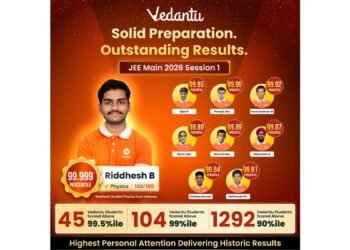 Vedantu Delivers Standout JEE Main 2026 Results with 1292 Students Scoring Above 90 Percentile