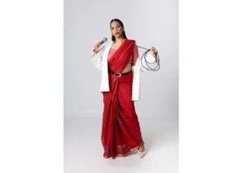 Sharul Channa, Singapore’s Leading Stand-Up Comic, Teams Up with Renowned Saree Brand, Suta for Women’s Day India Tour