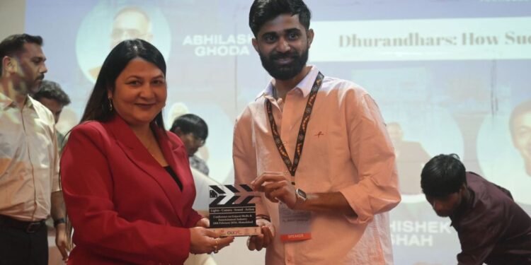 Producer Chanda Patel Honours Gujarati Cinema Legends at WIFPA–SEPC Entertainment and Media Conclave in Ahmedabad