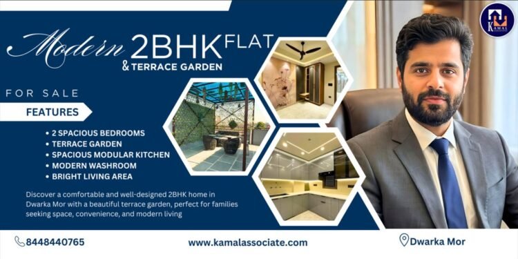 Kamal Associates Launches New 2BHK Flat With Terrace Garden in Dwarka Mor