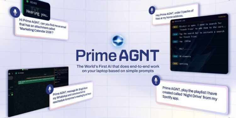Primebook Introduces Prime Agnt, a JARVIS-Inspired AI That Executes Tasks Without You Touching the Keyboard