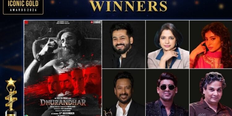 Aditya Dhar And Team Dhurandhar Shine Bright At Iconic Gold Awards 2026